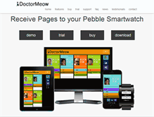 Tablet Screenshot of doctormeow.com